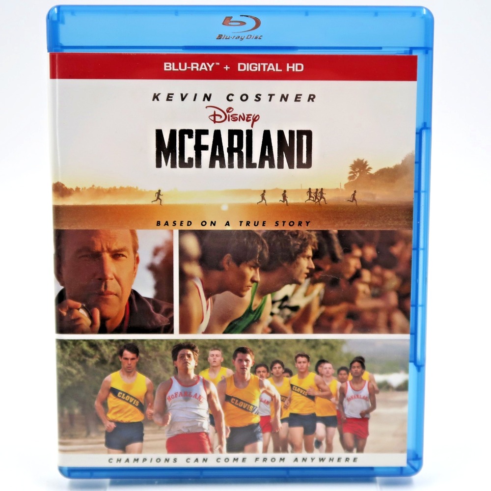 Disney McFarland USA Blu-Ray 2015 Kevin Costner Sports Drama Movie